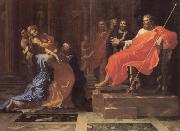 Nicolas Poussin Esther Before Ahasuerus oil painting on canvas
